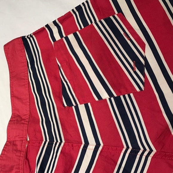 Men's swim trunks, red, white and blue, new - Picture 3 of 6